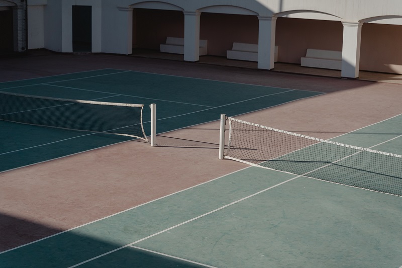 tennis courts